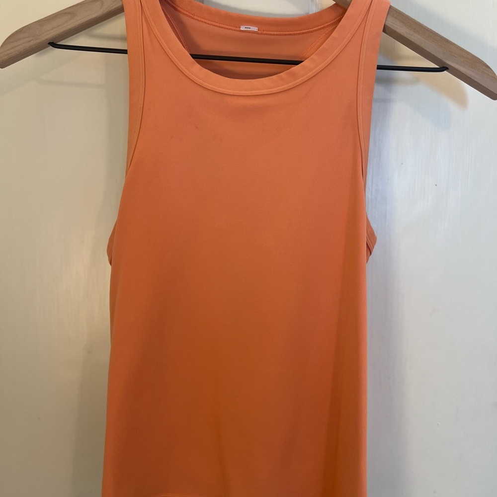 Lululemon Orange Sleeveless Women's Tank
